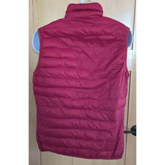 Abercrombie & Fitch Mens Red Puffer Vest winter warm ski boho see description - Picture 5 of 7
